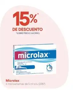 Farmacias del Ahorro Microlax oferta
