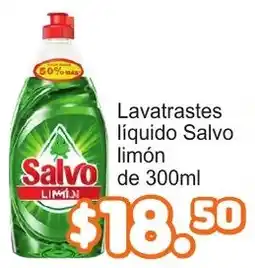 Merza Salvo lavatrastes liquido limón oferta