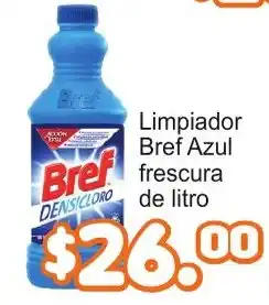 Merza Bref limpiador azul frescura oferta