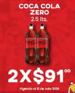 Del Rio Coca cola zero oferta