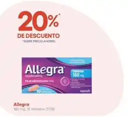 Farmacias del Ahorro Allegra oferta