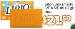 Merza Jabón Lirio amarillo oferta
