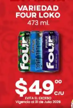 Del Rio Four loko variedad oferta