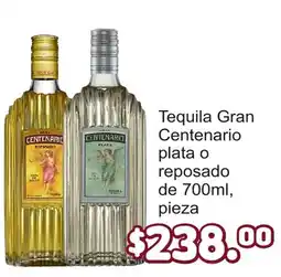 Merza Tequila Gran Centenario plata o reposado oferta