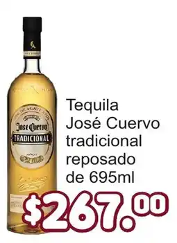 Merza Tequila José Cuervo tradicional reposado oferta