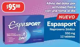 Farmacias Guadalajara Espasport Naproxeno Sódico oferta