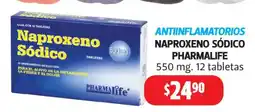 Farmacias Guadalajara Pharmalife naproxeno sódico oferta