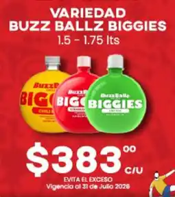 Del Rio Buzz ballz biggies variedad oferta