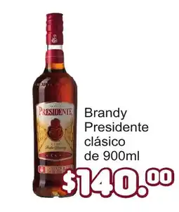 Merza Brandy Presidente clásico oferta