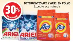 Farmacias Guadalajara Ace y ariel detergentes en polvo oferta