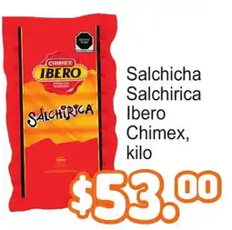 Merza Ibero Salchicha Salchirica oferta