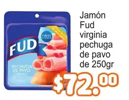 Merza Fud jamón fud virginia pechuga de pavo oferta
