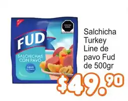 Merza Fud salchicha con pavo oferta