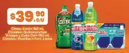 Farmacias Guadalajara Citrex Limón Cloralex Quitamanchas Vinagre y Color Oxi+ Cloralex Pastillas InTank oferta