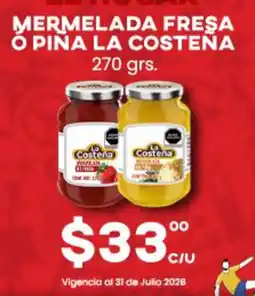 Del Rio La costena mermelada fresa ó piña oferta
