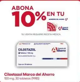 Farmacias del Ahorro Cilostazol Marca del Ahorro oferta
