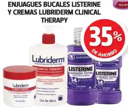 Farmacias Guadalajara Lubriderm y Listerine Cuidado Total oferta