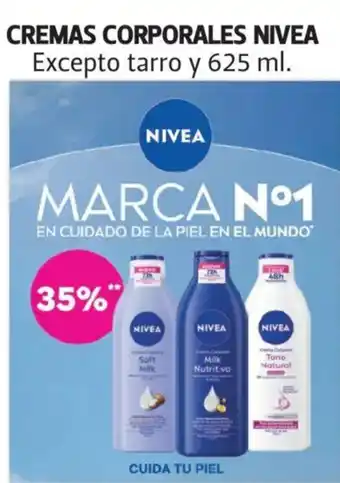 Farmacias Guadalajara Nivea cremas corporales oferta