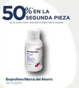Farmacias del Ahorro Marca del ahorro ibuprofeno oferta