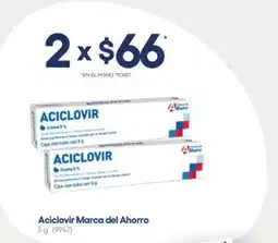 Farmacias del Ahorro Aciclovir Marca del Ahorro oferta