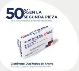 Farmacias del Ahorro Marca del ahorro clotrimazol dual oferta
