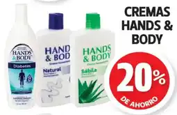 Farmacias Guadalajara Hands & Body cremas oferta