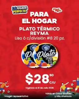 Del Rio Reyma Plato Térmico oferta