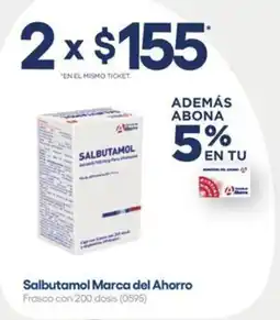 Farmacias del Ahorro Salbutamol Marca del Ahorro oferta
