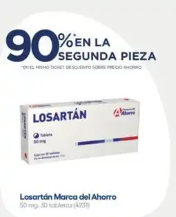 Farmacias del Ahorro Marca del ahorro losartán oferta