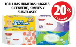 Farmacias Guadalajara Toallitas humedas huggies, kleenbebe, kimbies y suavelastic oferta