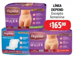 Farmacias Guadalajara Depend Ropa Interior Mujer oferta