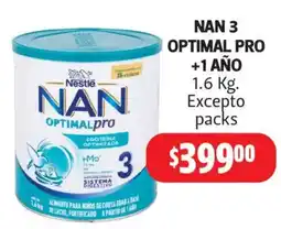 Farmacias Guadalajara Nan Optimal Pro 3 oferta