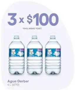 Farmacias del Ahorro Agua Gerber oferta