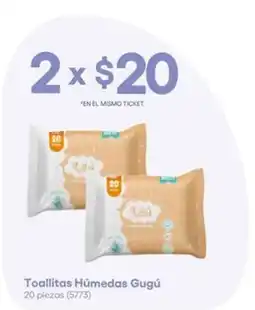 Farmacias del Ahorro Gugú Toallitas Húmedas oferta