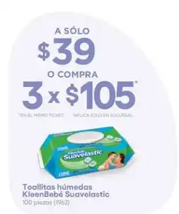Farmacias del Ahorro KleenBebé Suavelastic oferta