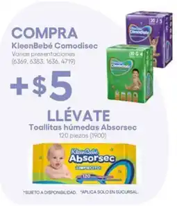 Farmacias del Ahorro KleenBebé Comodisec oferta