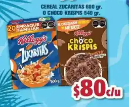Farmacias Guadalajara Kellogg's Zucaritas Choco Krispis oferta