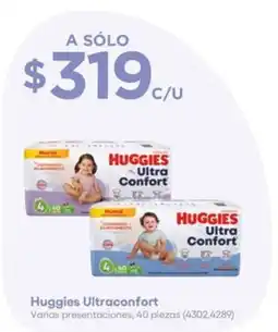 Farmacias del Ahorro Huggies Ultraconfort oferta