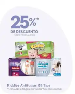 Farmacias del Ahorro Kiddies Antifugas, BB Tips oferta