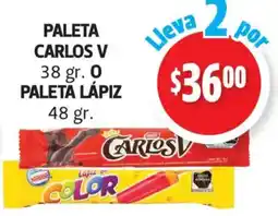 Farmacias Guadalajara Carlos V Paleta O Paleta Lápiz oferta