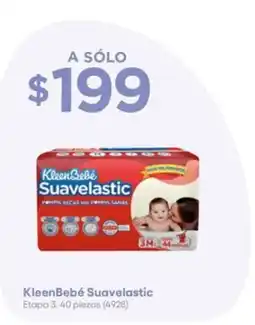Farmacias del Ahorro KleenBebé Suavelastic oferta
