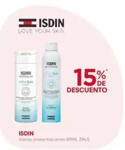 Farmacias del Ahorro Isdin post-solar aftersun oferta