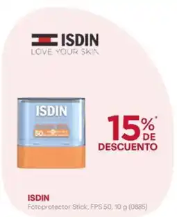Farmacias del Ahorro Isdin Fotoprotector Stick oferta