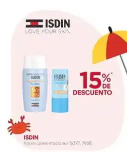 Farmacias del Ahorro Isdin oferta