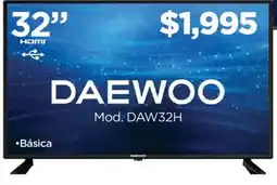 Chedraui Daewoo Smart TV 32" oferta