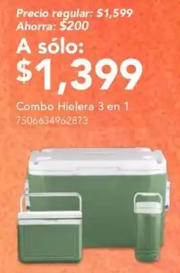 City Club Combo Hielera 3 en 1 oferta