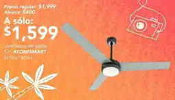 City Club Atomismart ventilador de techo 52" oferta