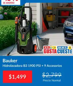 Sodimac Homecenter Bauker Hidrolavadora B3 1900 PSI + 9 Accesorios oferta