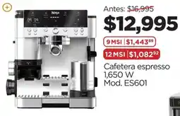 Chedraui Ninja Cafetera espresso oferta