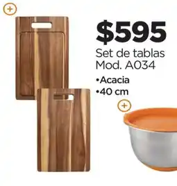 Chedraui Set de tablas oferta
